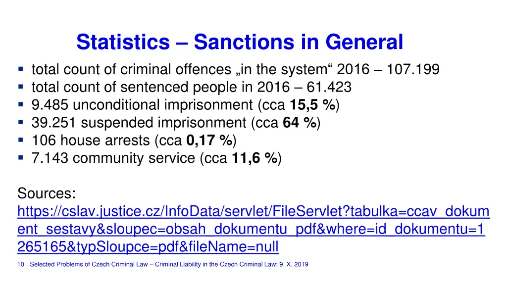 statistics sanctions in general total count