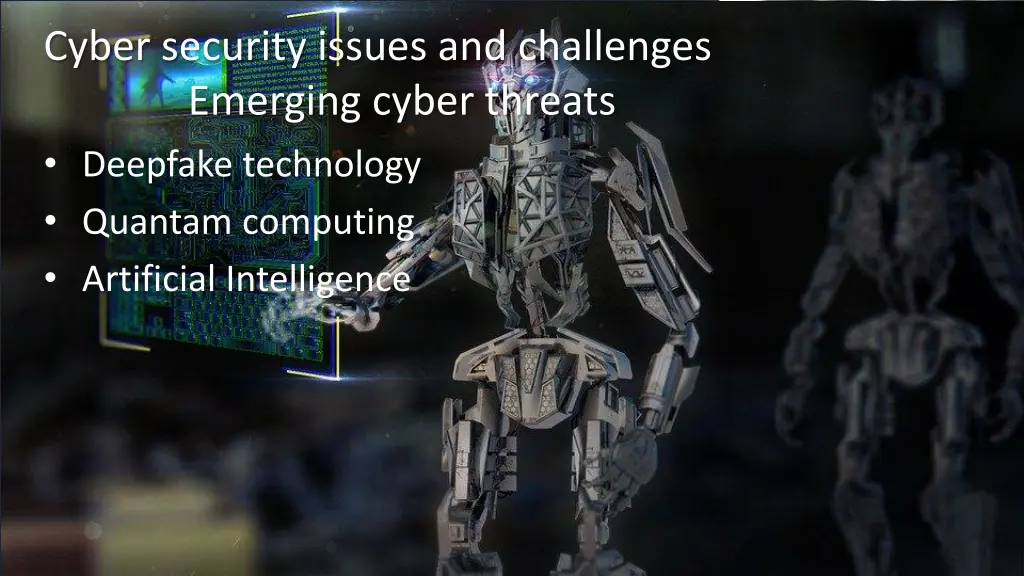 cyber security issues and challenges emerging