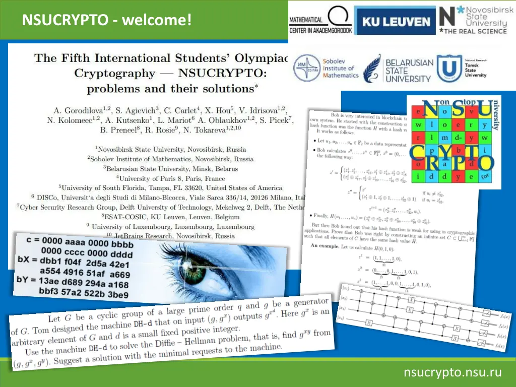 nsucrypto welcome