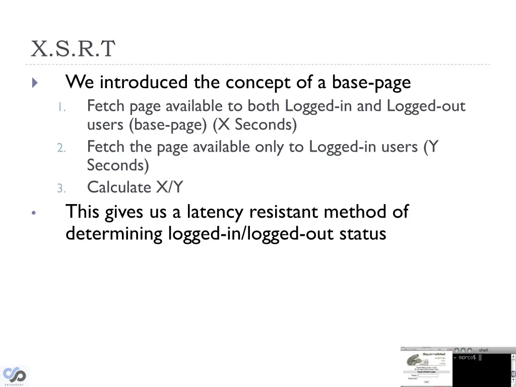 x s r t we introduced the concept of a base page