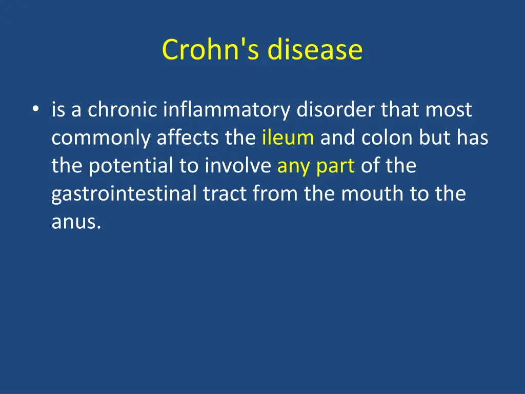 crohn s disease