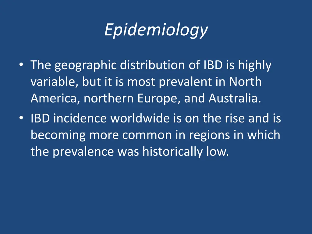 epidemiology 1