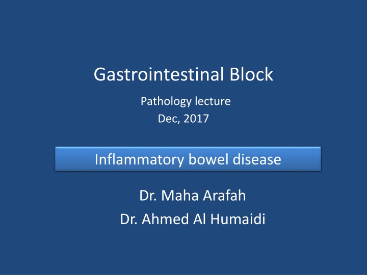 gastrointestinal block