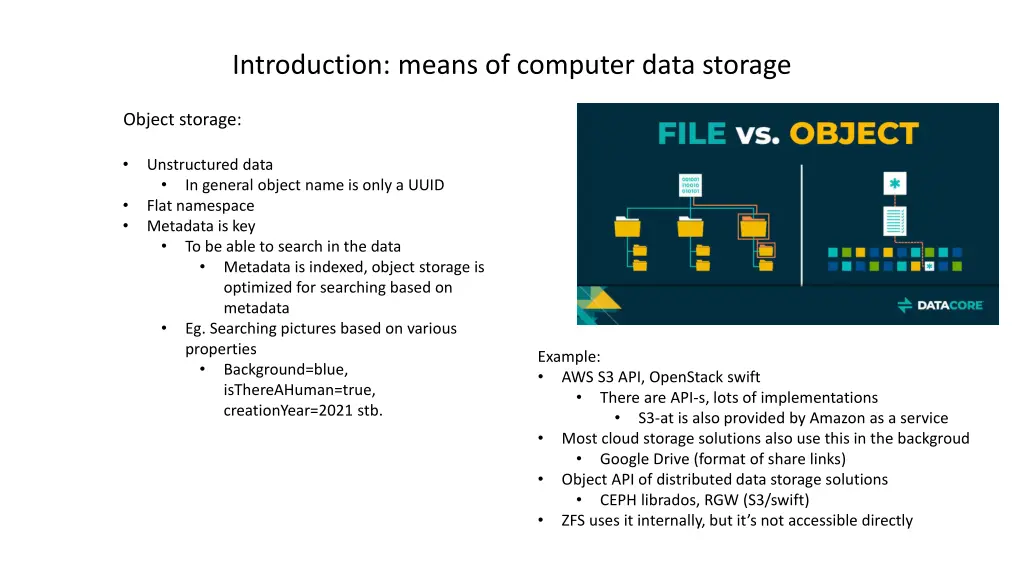 introduction means of computer data storage 3