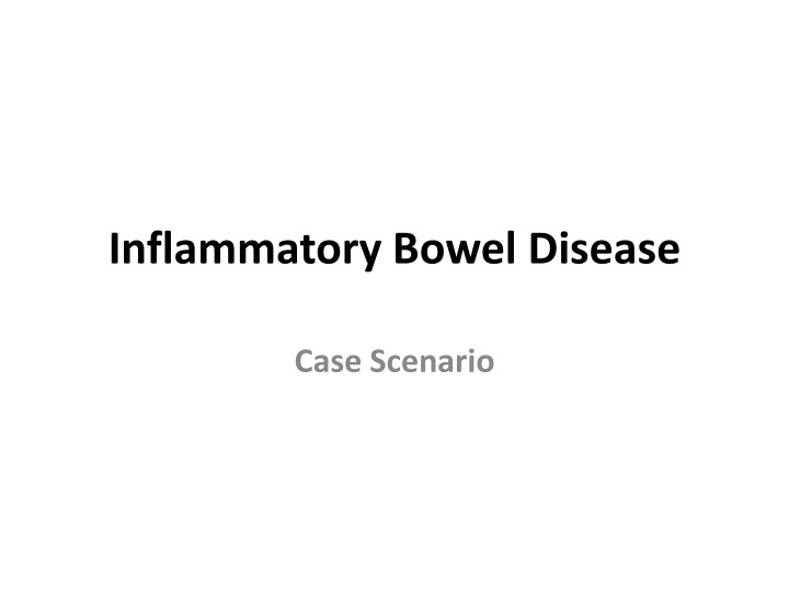 inflammatory bowel disease