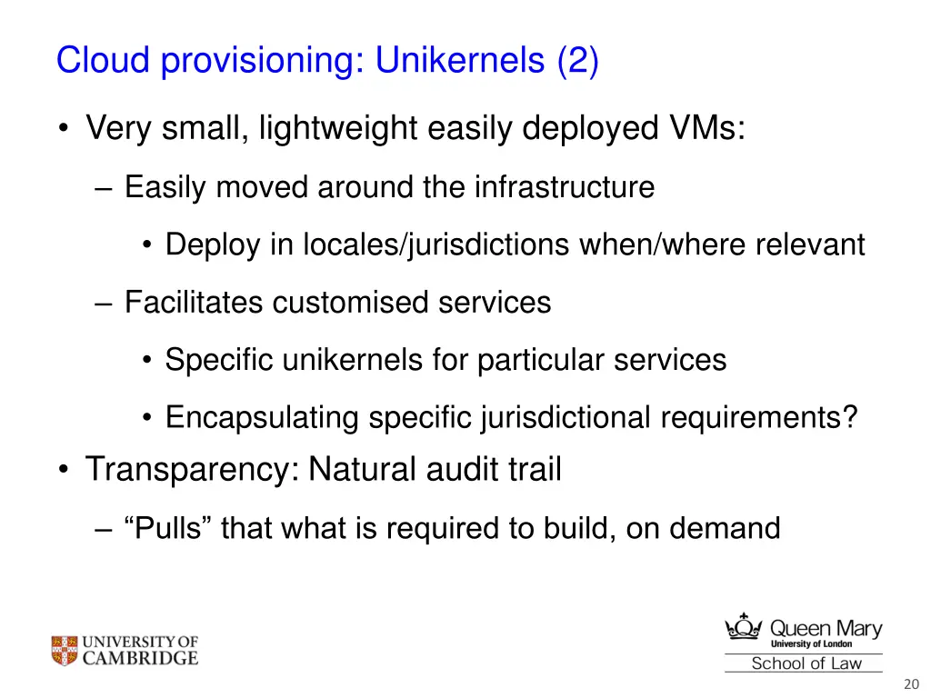 cloud provisioning unikernels 2