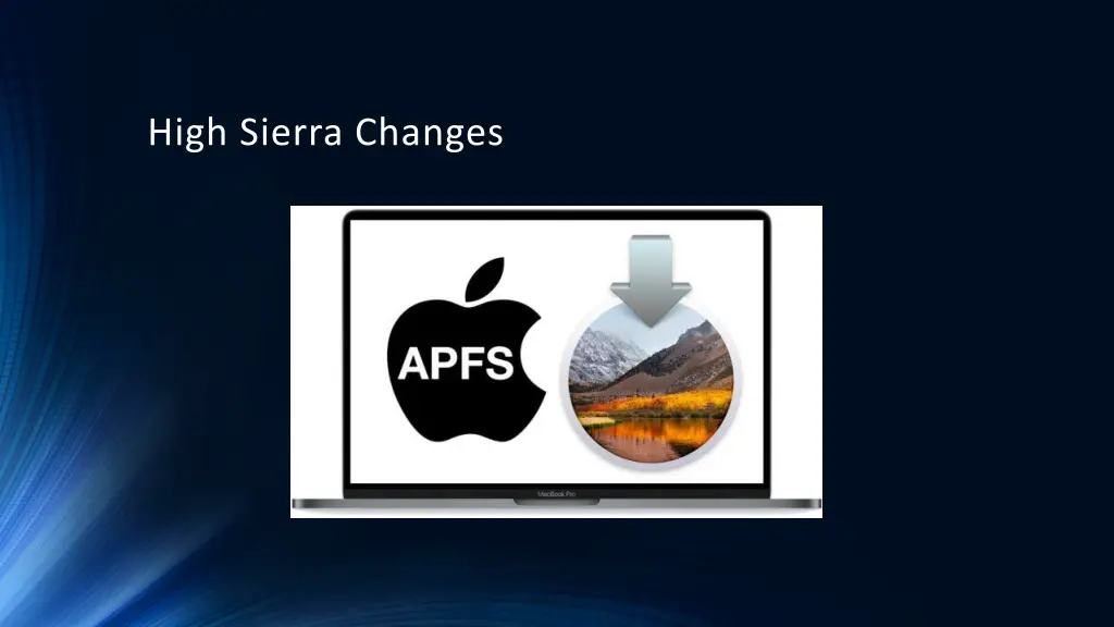 high sierra changes 2