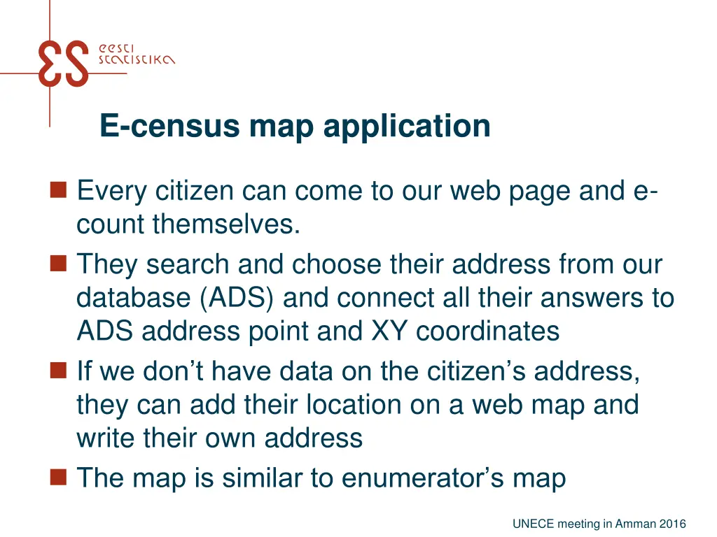 e census map application