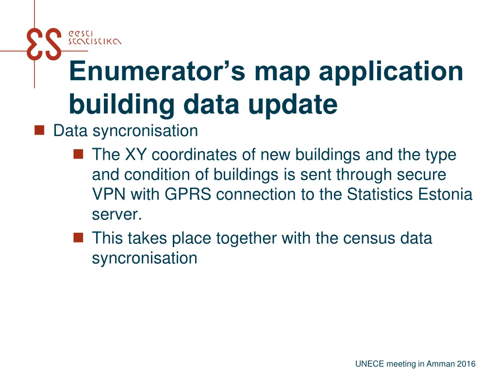 enumerator s map application building data update