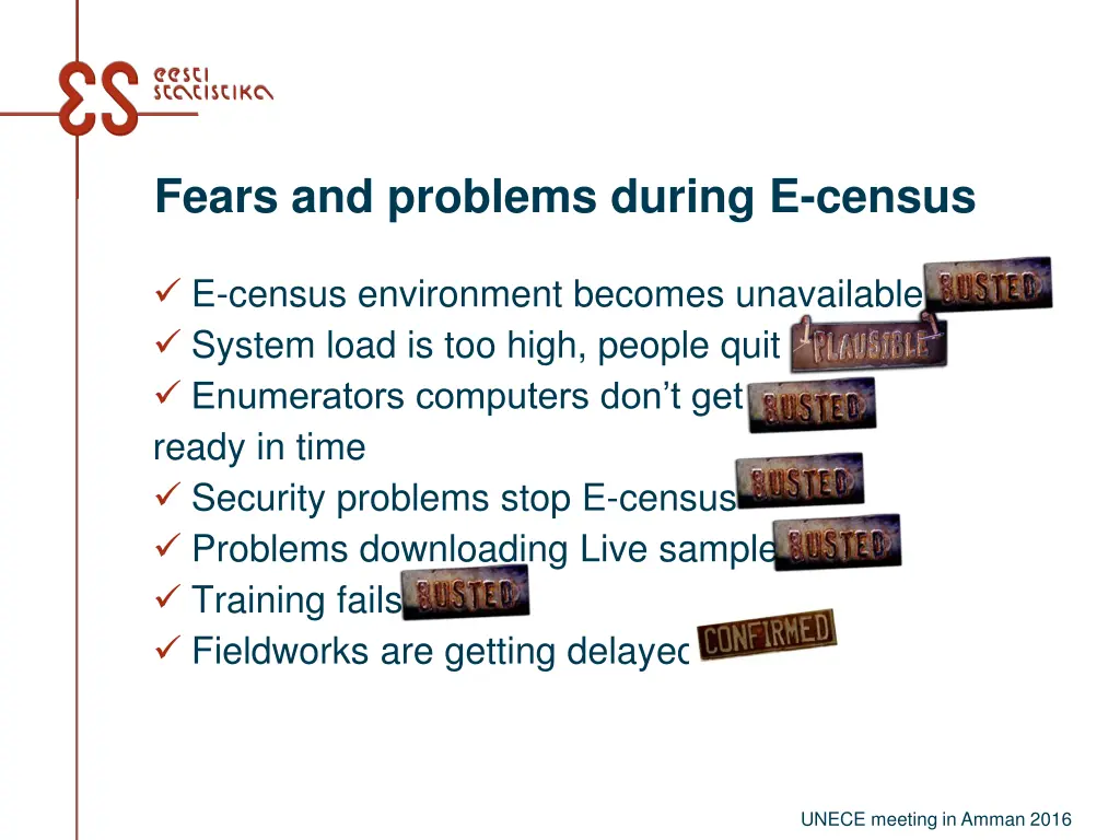 fears and problems during e census