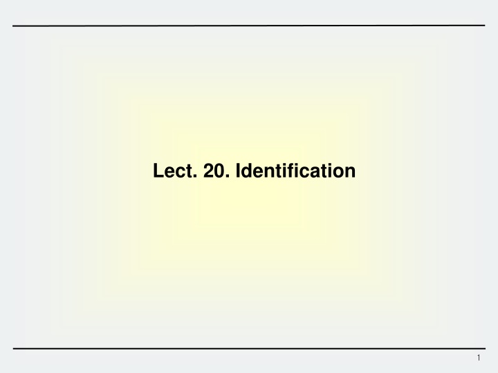 lect 20 identification