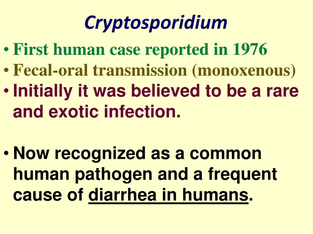 cryptosporidium