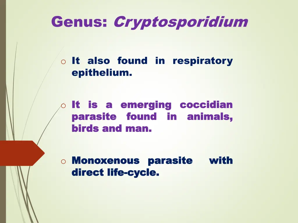 genus cryptosporidium 1