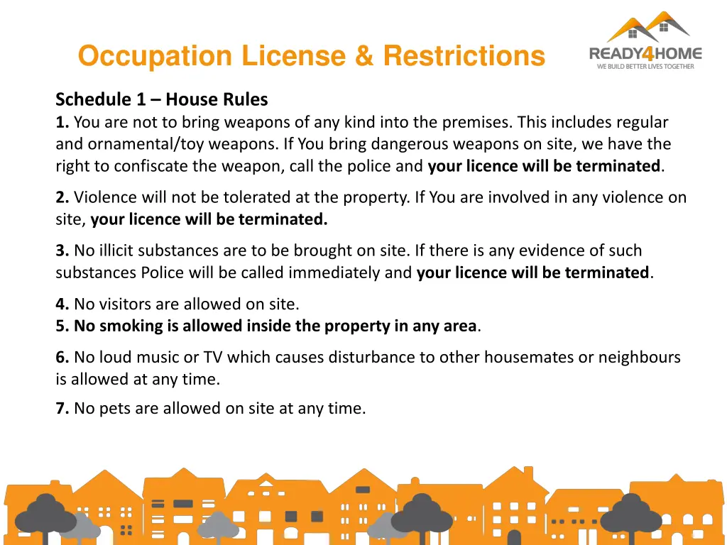 occupation license restrictions