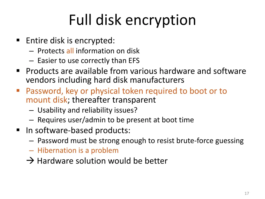 full disk encryption 1