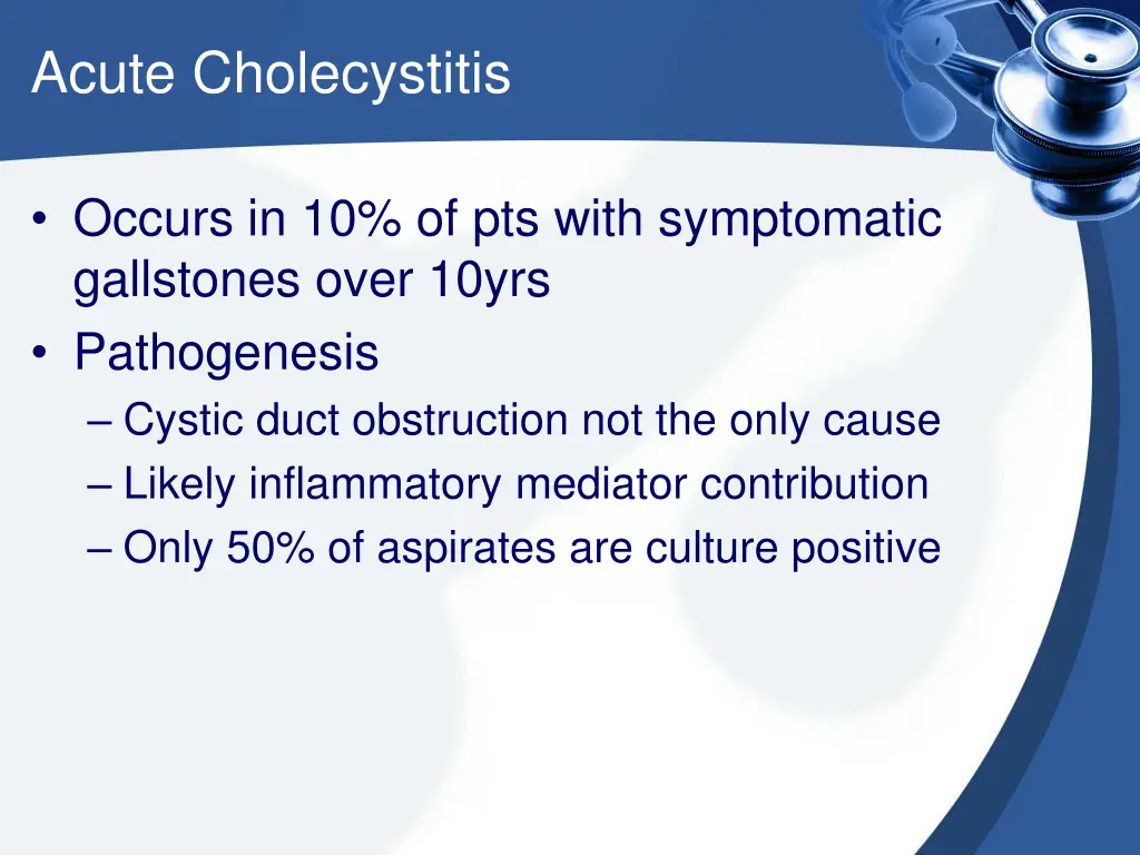 acute cholecystitis