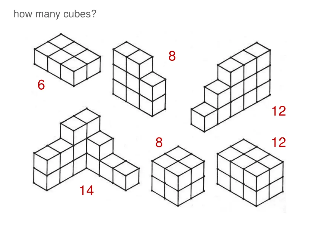 how many cubes