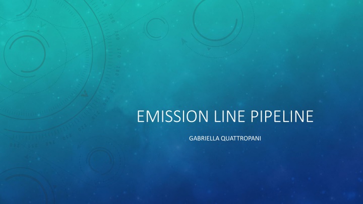 emission line pipeline