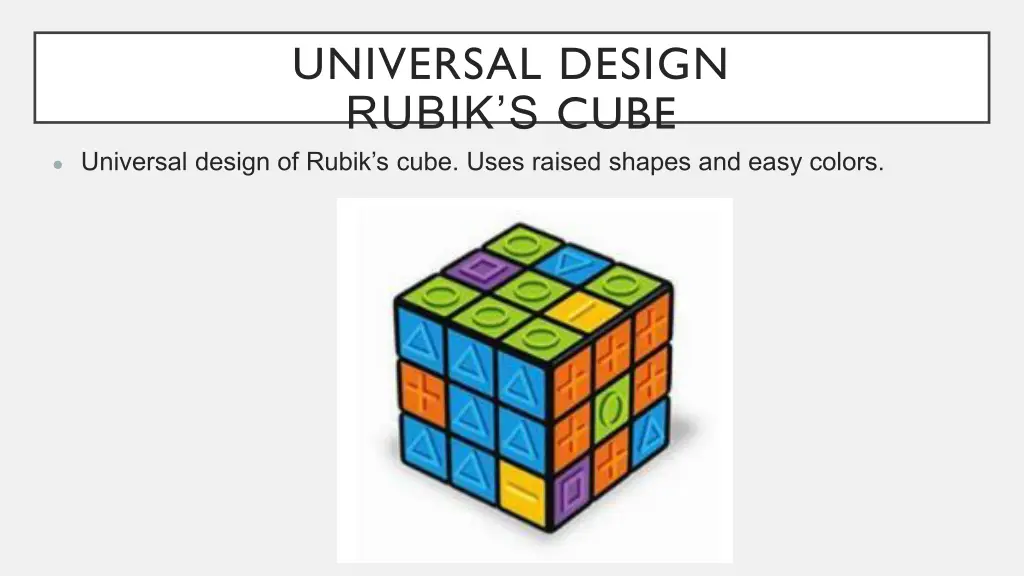 universal design rubik s cube