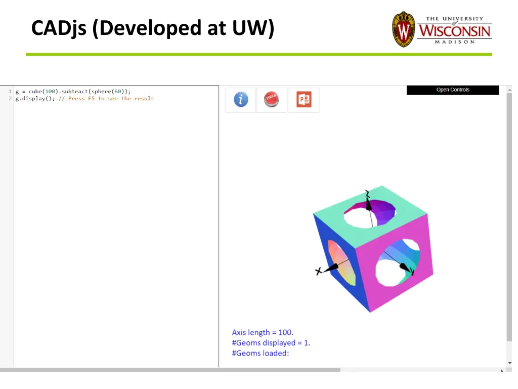 cadjs developed at uw 1