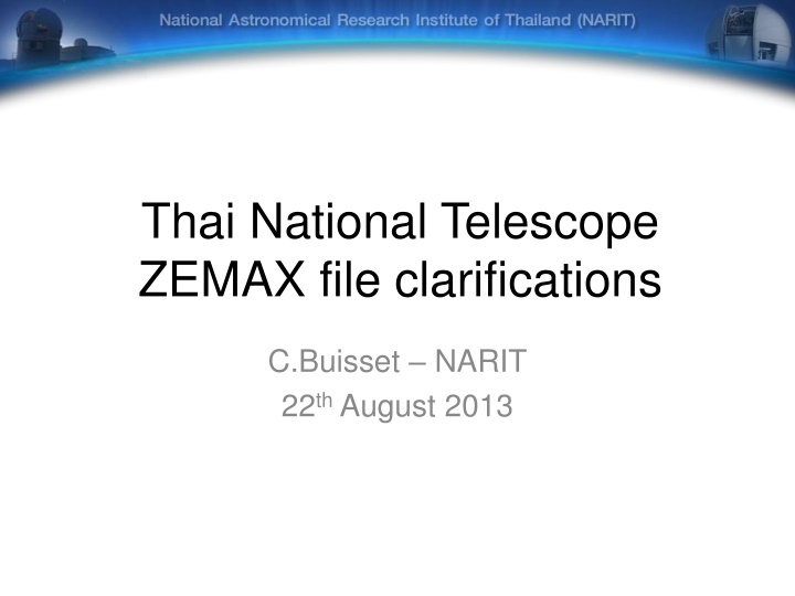 narit ultraspec tnt zemax file