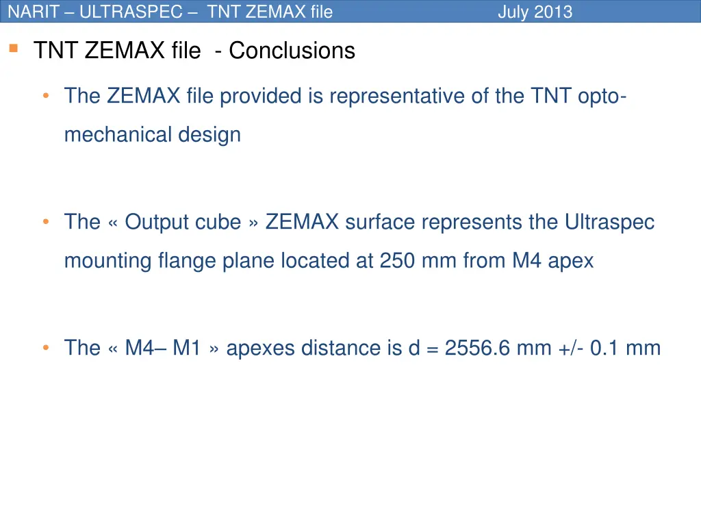 narit ultraspec tnt zemax file tnt zemax file 7