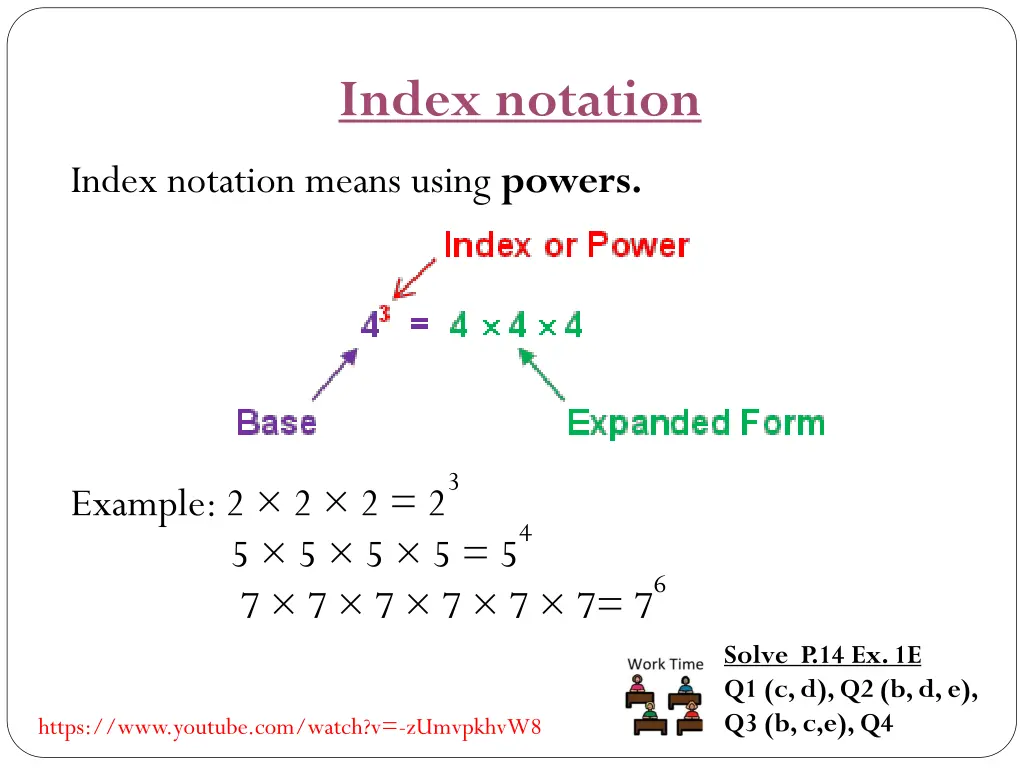 index notation