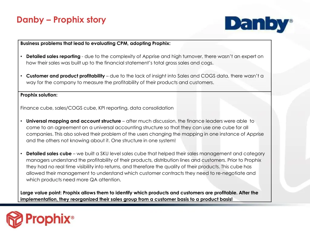 danby prophix story 1