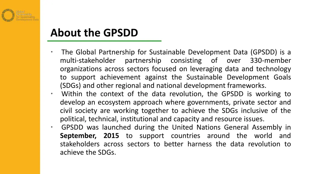 about the gpsdd