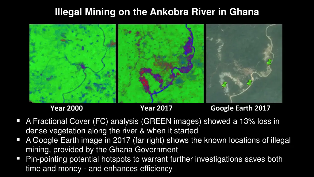 illegal mining on the ankobra river in ghana