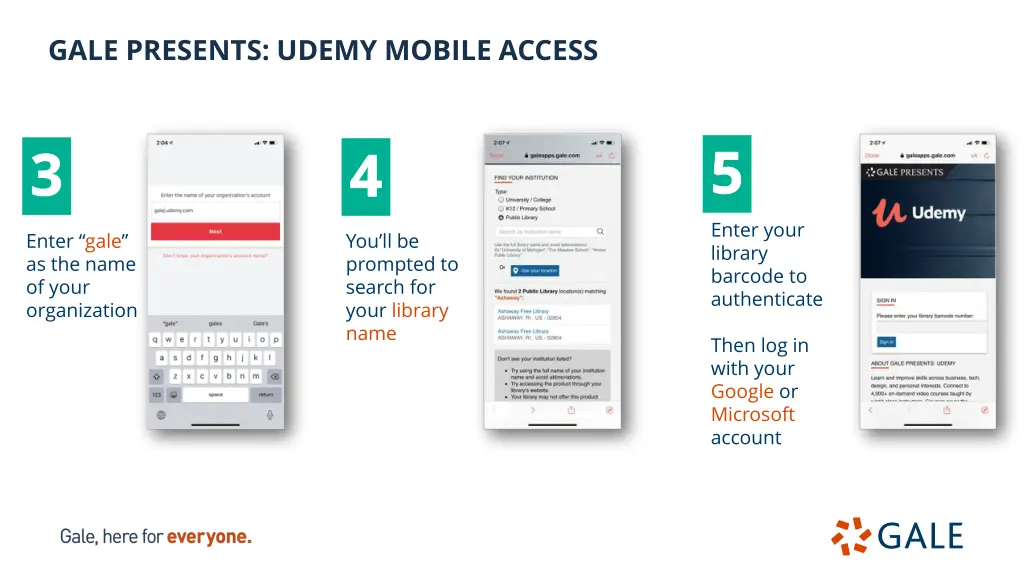 gale presents udemy mobile access 1