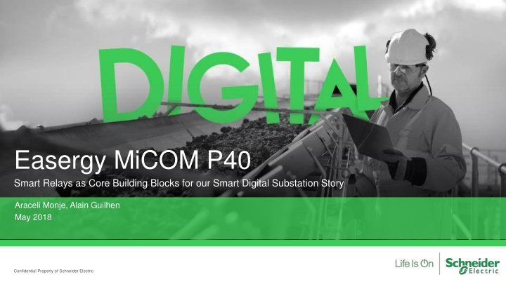 easergy micom p40 smart relays as core building