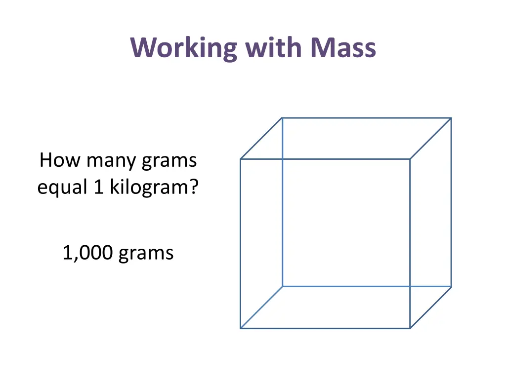 working with mass 11