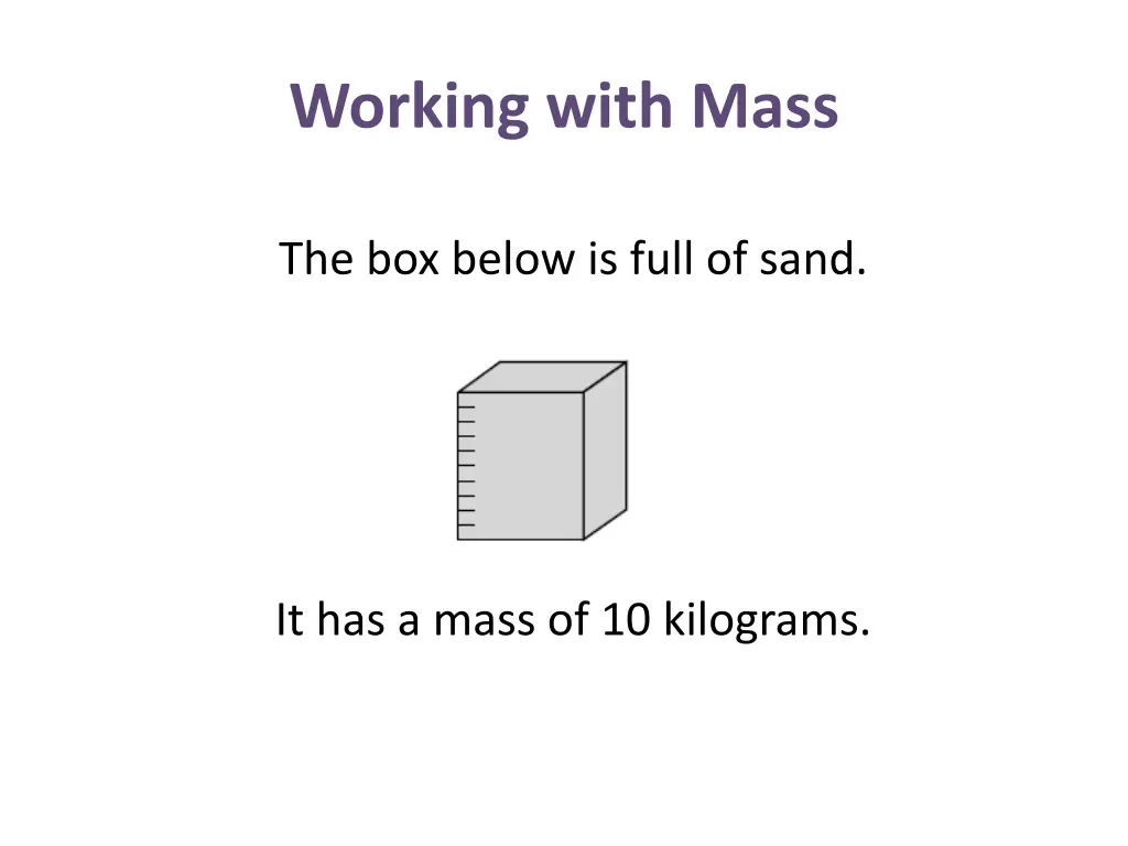 working with mass 17