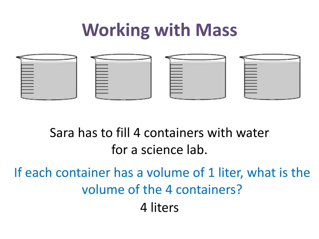 working with mass 21