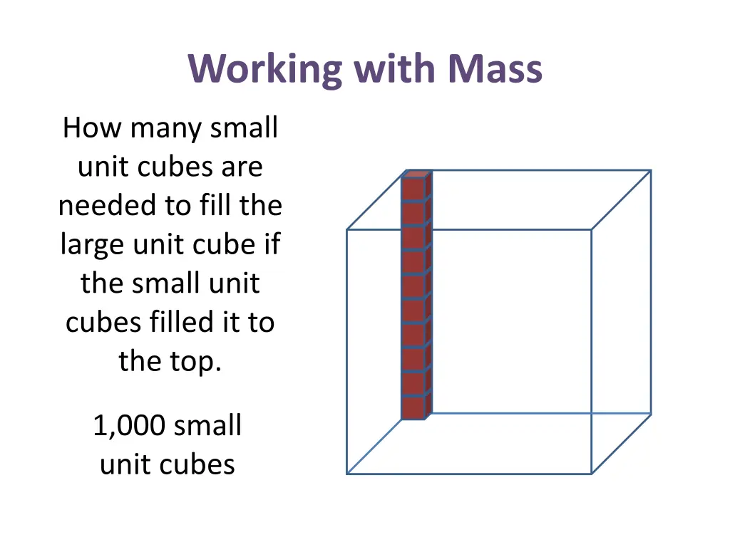 working with mass 5