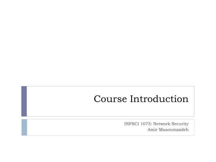 course introduction