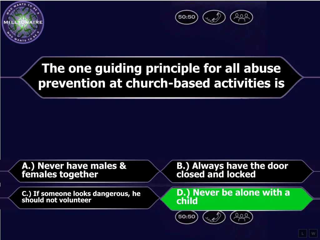 the one guiding principle for all abuse
