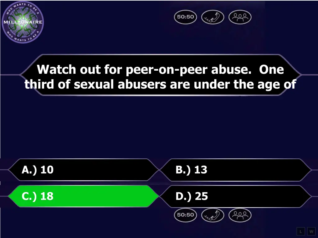 watch out for peer on peer abuse one third