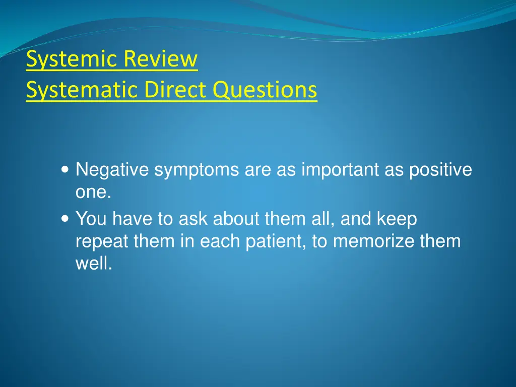 systemic review systematic direct questions