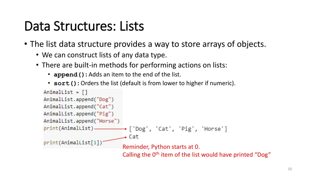 data structures lists data structures lists