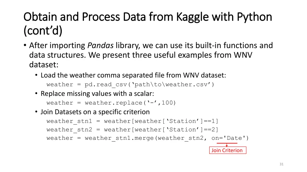 obtain and process data from kaggle with python