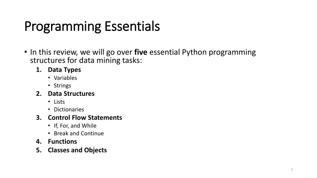 programming essentials programming essentials