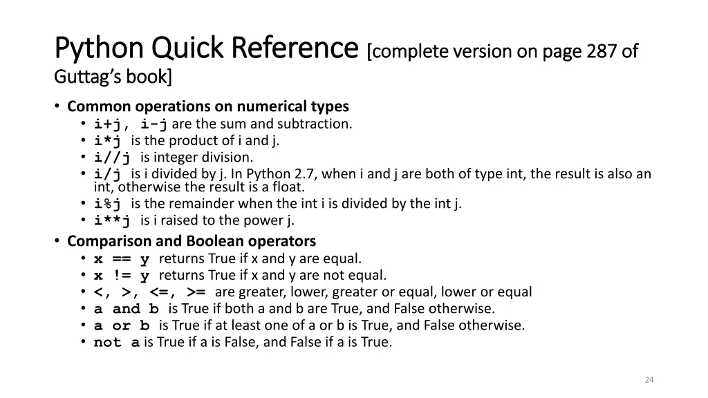 python quick reference python quick reference