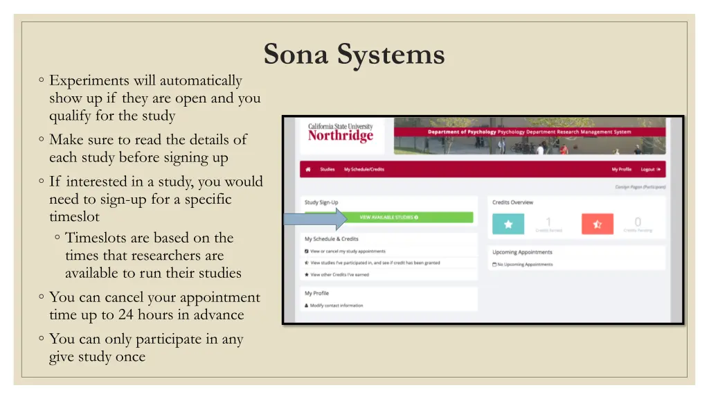 sona systems 2