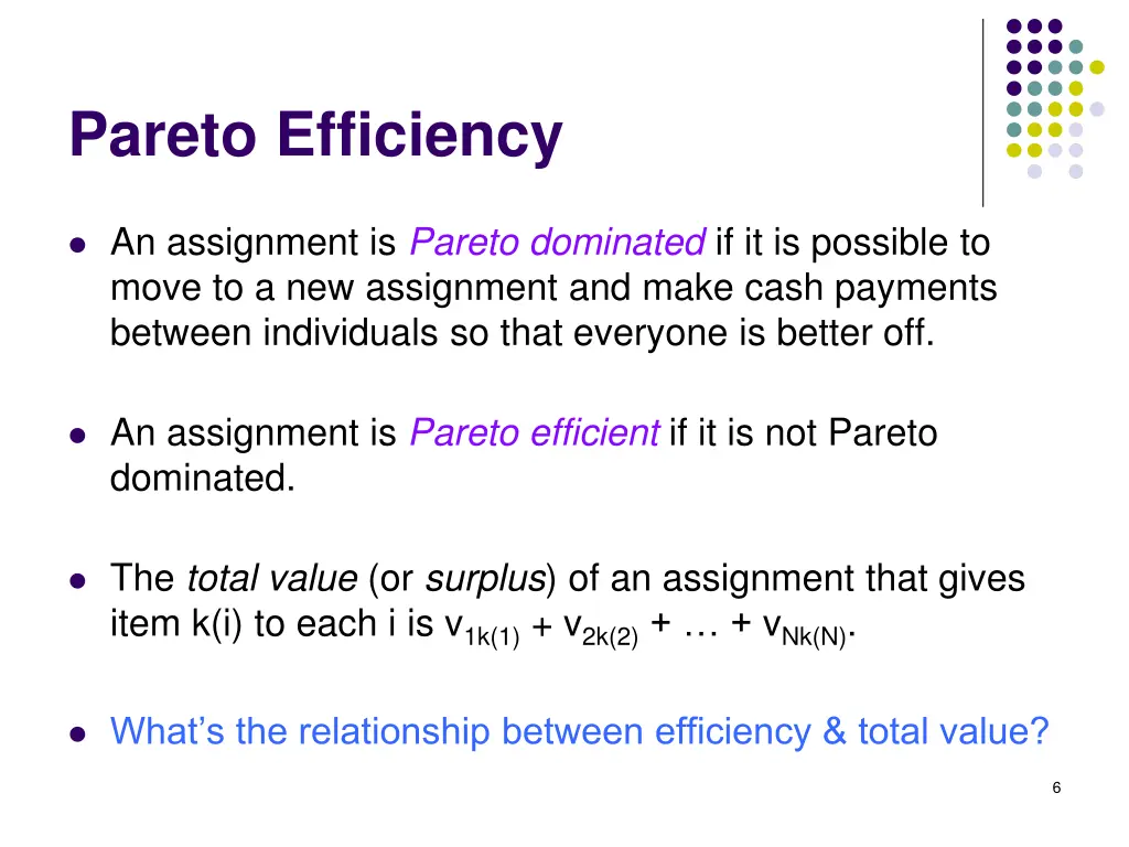 pareto efficiency