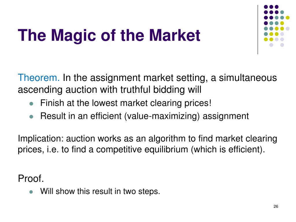 the magic of the market