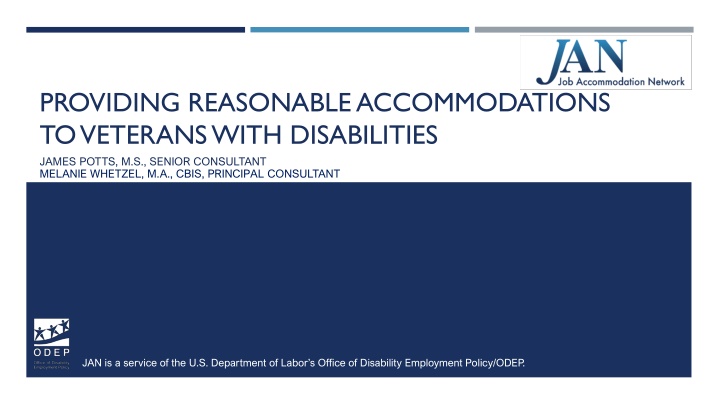 providing reasonable accommodations to veterans