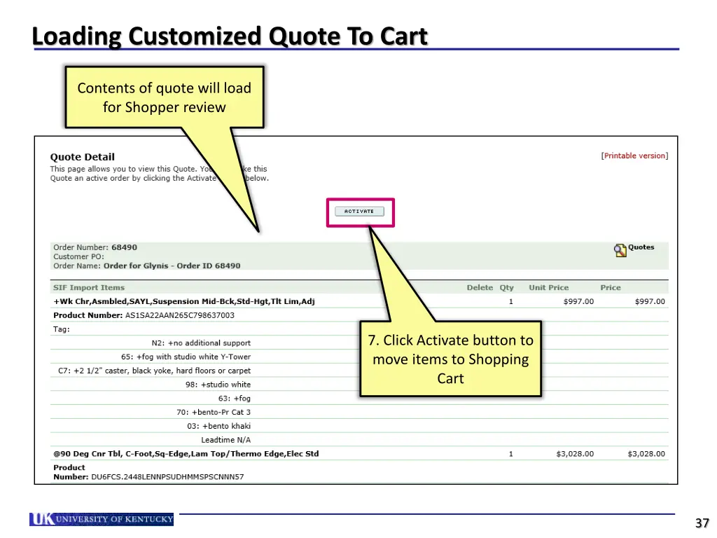 loading customized quote to cart 4